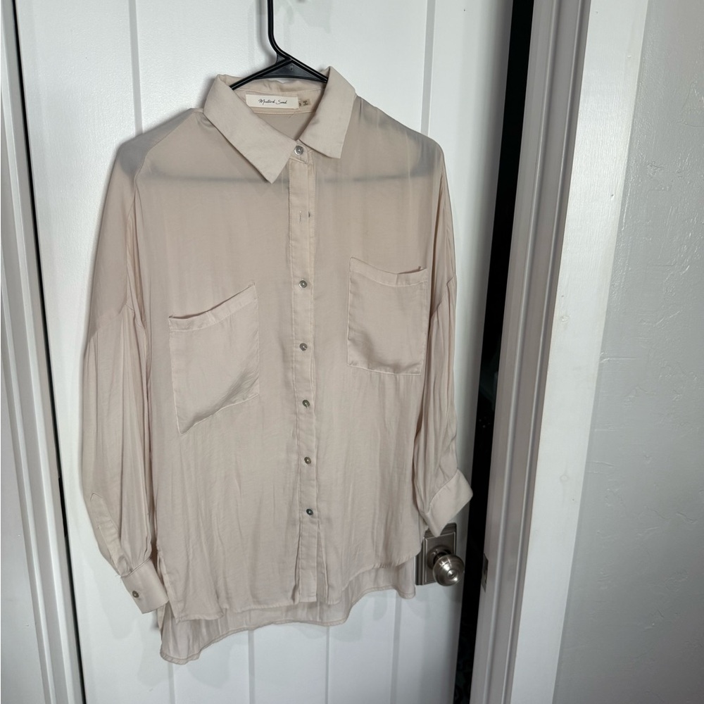 Mustard Seed Cream Blouse
